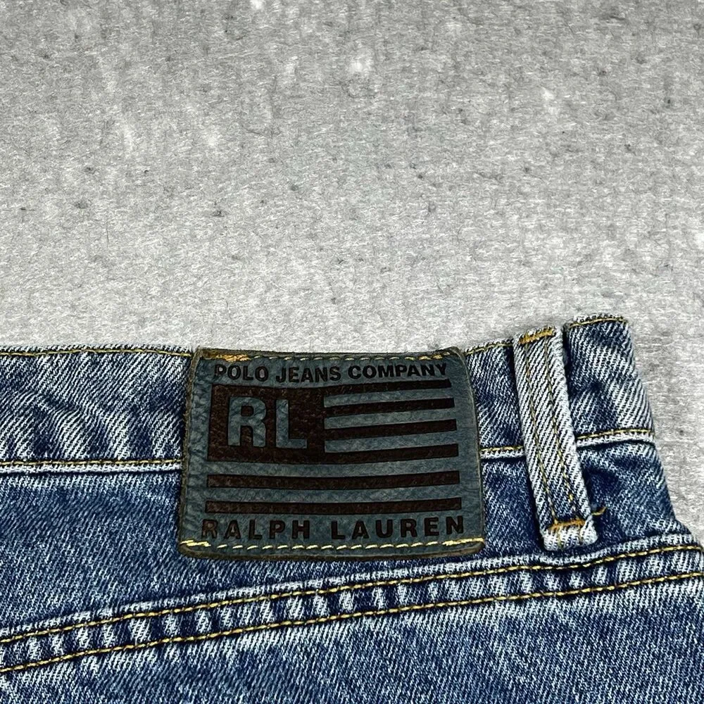 VTG Polo Jeans Co Ralph Lauren Mens 36 Medium Wash Classic Fit Straight Leg